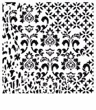 GRUNGE STENCIL MİNİ GCSM-008 25X25