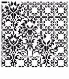 GRUNGE STENCIL MİNİ GCSM-009 25X25
