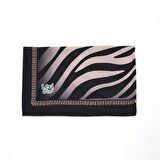 Levidor Siyah, Zebra Desenli Platinium Şal