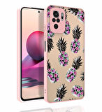 Xiaomi Redmi Note 10S Kılıf Desenli Kamera Korumalı Parlak Zore Nora Kılıf