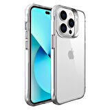 Apple iPhone 14 Pro Max Kılıf Zore Şeffaf Ultra İnce Airbag Tasarımlı Okka Kılıf