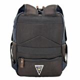 Ççs London 51567 Kanvas Laptop Bölmeli Sırt Çantası Siyah