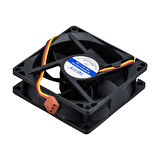 Ayt Powermaster IC-216 Fırçasız DC Fan 80X80x25mm 12 Volt 3 Pin 8x82.5 Cm Soğutucu Fan