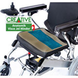 Medikaltec Creative CR-6012 Lityum Pilli Akülü Tekerlekli Sandalye
