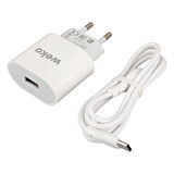 Weko WK-21442 3 Amper Cep Telefonu Şarj Aleti Adaptörü Type-c To Usb Kablolu