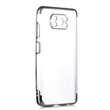 Xiaomi Poco X3 Kılıf İnce Köşeleri Renkli Şeffaf Silikon