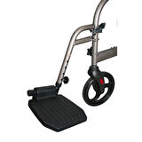 Poylin Pedallı (Ayaklı) Rolatör | Tekerlekli Sandalyeye Dönüşebilen Yapı, Çift Yönlü Oturma Alanı, Baston Tutuculu P777P