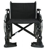 Poylin XXL Bariatrik Tekerlekli Sandalye | Katlanabilir Çift Pistonlu Şase, 250 kg Taşıma Kapasiteli, Antibakteriyel Döşemeli P114-XXL