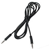 Ayt 3.5 Mm Erkek Erkek 1.5 Metre 4 Boğumlu Kablo Aux Stereo Kablo İki Uzu Erkek Aux Kablosu