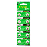 Ayt Oxford AG1 LR621 Alkalin 10 lu Saat Pili Düğme Pil 1.55 Volt