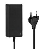 Ayt Weko 12.6 Volt 3 Amper Akü Şarj Cihazı Aleti 5.5 2.5 Uçlu Krokodil Uçlu Ledli Yerli Üretim Masaüstü