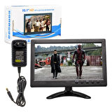Powermaster HDMI-VGA-BNC-USB Girişli 12 Volt Çıkışlı 10.1'' Monitör PM-6092