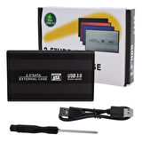 POWERMASTER PM-13948 2.5 USB 3.0 SATA HDD KUTUSU + 20 CM KABLO + TORNAVİDA HEDİYELİ