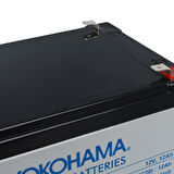 Ayt Yokohama 12 Volt 12 Amper Akü YH-121.2 151x98x95 Mm Taze Yeni Tarihli Akü