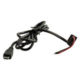 Ayt Micro Usb Uç Jack lı Yedek Kablo 1 Metre Kesik Uçlu Şarj Kablosu Android Micro Soketli