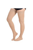 Medikalcim Ccl2 Diz Üstü Burnu Kapalı Varis Çorabı (Bej)