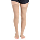 Medikalcim Ccl2 Diz Üstü Burnu Açık Varis Çorabı (Bej) NUMARA 2