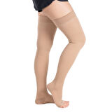 Medikalcim Ccl2 Diz Üstü Burnu Açık Varis Çorabı (Bej) NUMARA 2