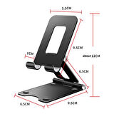 Powermaster Universal Masaüstü Cep Telefonu Tablet Tutacağı Masa Üstü Stand Tablet Tutucu