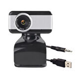 POWERMASTER PM-2433 TAK ÇALIŞTIR 2 MP MİKROFONLU 480P USB WEBCAM
