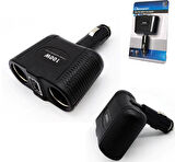 Ayt Olesson 1646 12-24V Çiftli Usbli 100W Araç Oto Tır Çakmak Çoklayıcı Çakmaklık Çoğaltıcı