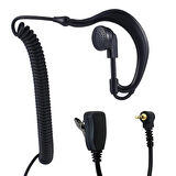 Ayt Aselsan JD-EHM50 Uyumlu Arkalıklı Ear Hook Kulaklık Mikrofonlu Telsiz Kulaklığı