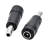 Ayt Dc 2.1 Mm Dişi 2.5 Mm Erkek Çevirici Jack Fiş Adaptör Soket Çevirici Dönüştürücü