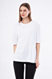 Kadın Basic Oversized Fit Tişört