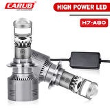 Carub Ampul Xenon Nano Cob 12v H7 Led Far Beyaz Mercekli Lens