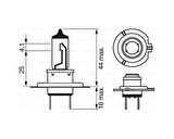 BOSCH 1987302863 Ampul 24V Standart H7 70W