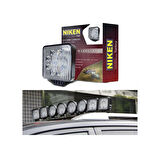 Niken Off Road Sis Farı Lambası 9 Ledli Kare Çalışma Lambası Kare