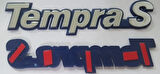 Fiat Tempra S "tempra S" Bagaj Yazı Mavi Krom Kaplama