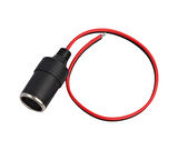 Araç Çakmaklık Uzatıcı Dişi Fiş Kablolu Dişi Çakmak Soketi Boş