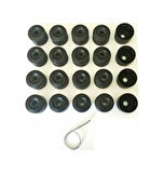 Vw Passat Golf Jetta Bijon Saplama Kapagi 16 Adet + 4 Adet Sifrli 342112028