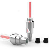 Işıklı Sibop Kapağı Lambası Oto Bisiklet Hareket Sensörlü Kırmızı