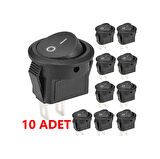 Aç Kapa 1-0 Çıt Çıt Düğme 12v 10 Adet Anahtar Düğme
