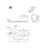 (5 Adet) MESA BA 35 BAKIR KABLO UCU BAŞLIK PABUÇ FİŞ AKÜ TBA2908 
