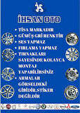Renault Clio Kangoo R19 13" Jant Kapağı Takımı (4 Adet) Tisa R005
