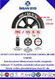 Dacia Sandero 16" Jant Kapağı Takım Gümüş Gri(4 Adet)4 Bijon D005