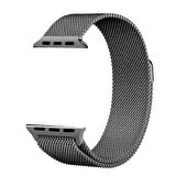 Apple Watch Seri 2/3/4/5/6/7/8/se 38mm-40mm-41mm Uyumlu Hasır Metal Kordon