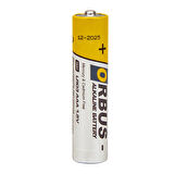 Orbus KLRORB-LR03-4B 1.5V AAA 60 Adet 4'lü Paket Alkalin İnce Kalem Pil