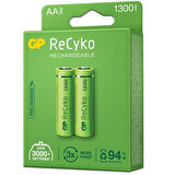 Gp Recyko 1300 Mah R6 AA Şarjlı 2'li Kalem Pil