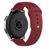 NovStrap Samsung Galaxy Watch 6 Seri 40-44mm Classic 43-47mm ile Uyumlu Kordon (20 mm) Soft Silikon