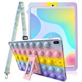 Samsung Galaxy Tab S6 Lite SM-P610 P617 Kılıf Pop-it Push Bubble