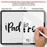 NovStrap Apple iPad 7 8 9 Nesil 10.2 inç ile Uyumlu Paper Like Ekran Koruyucu Kağıt Hissi Veren Mat