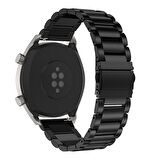 Huawei Watch Gt2 Gt2e Gt2 Pro Gt3 Gt3 Pro 46mm Xiaomi Mi Watch S1 Uyumlu Kordon Çelik Metal 22mm