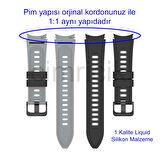 Samsung Galaxy Watch 4 40 42 44 46 mm Uyumlu Kordon Orjinal Pim Tasarımlı Tam Uyumlu Sportive Kordon
