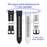 Samsung Galaxy Watch 4 40 42 44 46 mm Uyumlu Kordon Orjinal Pim Tasarımlı Tam Uyumlu Sportive Kordon