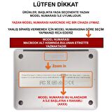 Apple MacBook Air 13 inç 2021 M1 Çip A2337 Uyumlu Kılıf Sert Rubber Kapak Üst ve Alt Koruma Kapağı