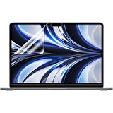 NovStrap Apple MacBook Air 13.6 inç 2022 M2 Çip A2681 Uyumlu Kılıf Parlak-Şeffaf Klavye Kılıfı-Film